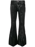 Givenchy Flared Tie Dye Jeans - Black