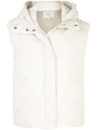 Vince Hooded Padded Gilet - Neutrals