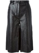 Mm6 Maison Margiela Knee Length Shorts, Women's, Size: 44, Black, Polyester/polyurethane/viscose