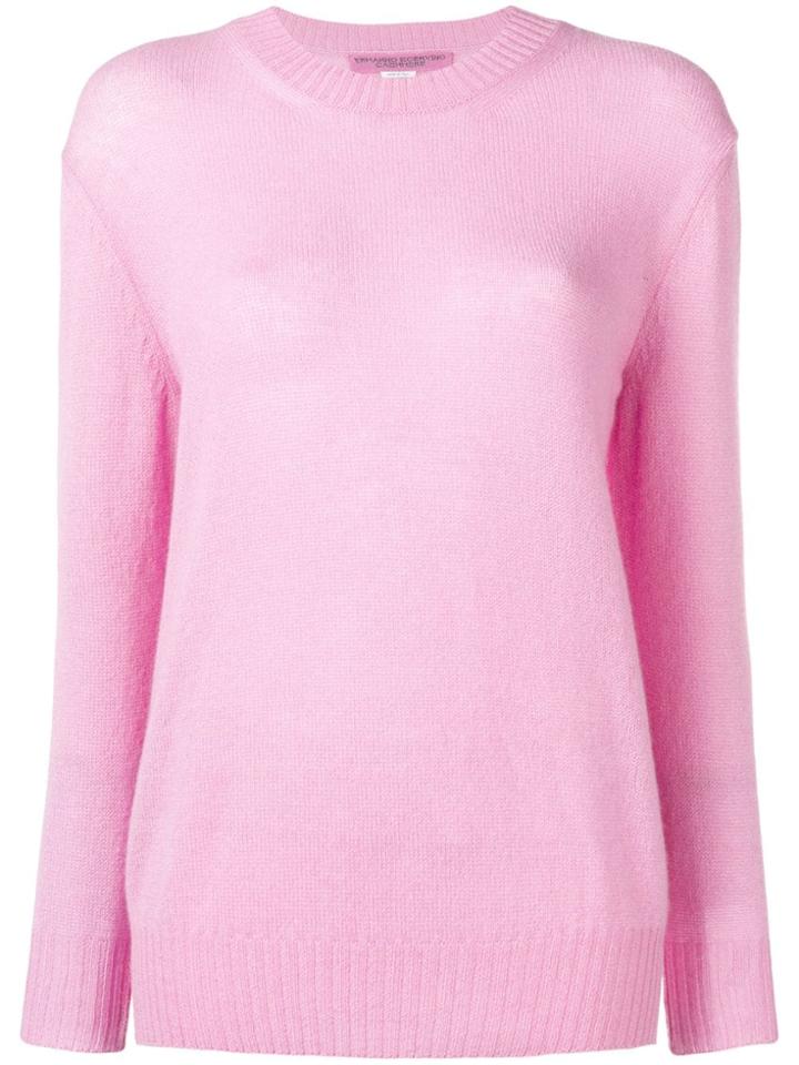 Ermanno Scervino Embroidered Logo Jumper - Pink