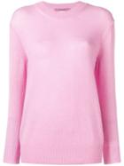 Ermanno Scervino Embroidered Logo Jumper - Pink