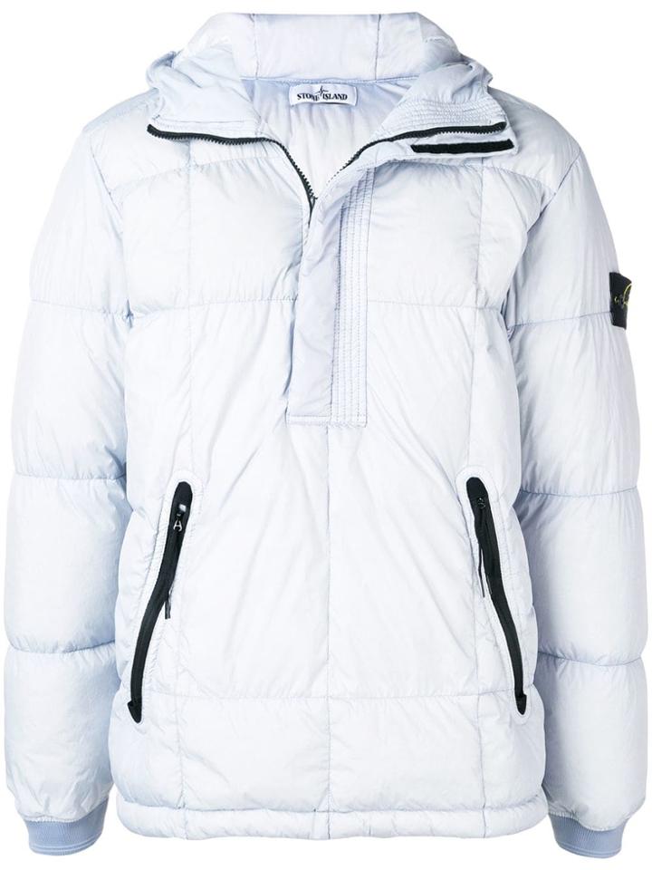 Stone Island Short Puffer Jacket - Blue