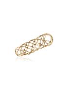 Gaelle Khouri Connection Ring - Metallic