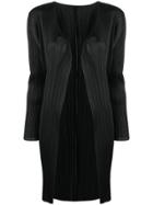 Pleats Please By Issey Miyake Micro Pleated Coat - Black