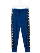 Diadora Junior Logo Slim-fit Trousers - Blue