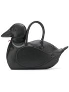 Thom Browne Pebbled Black Duck Icon Bag