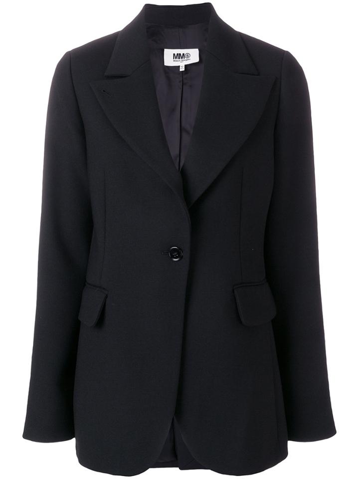 Mm6 Maison Margiela Classic Blazer - Black