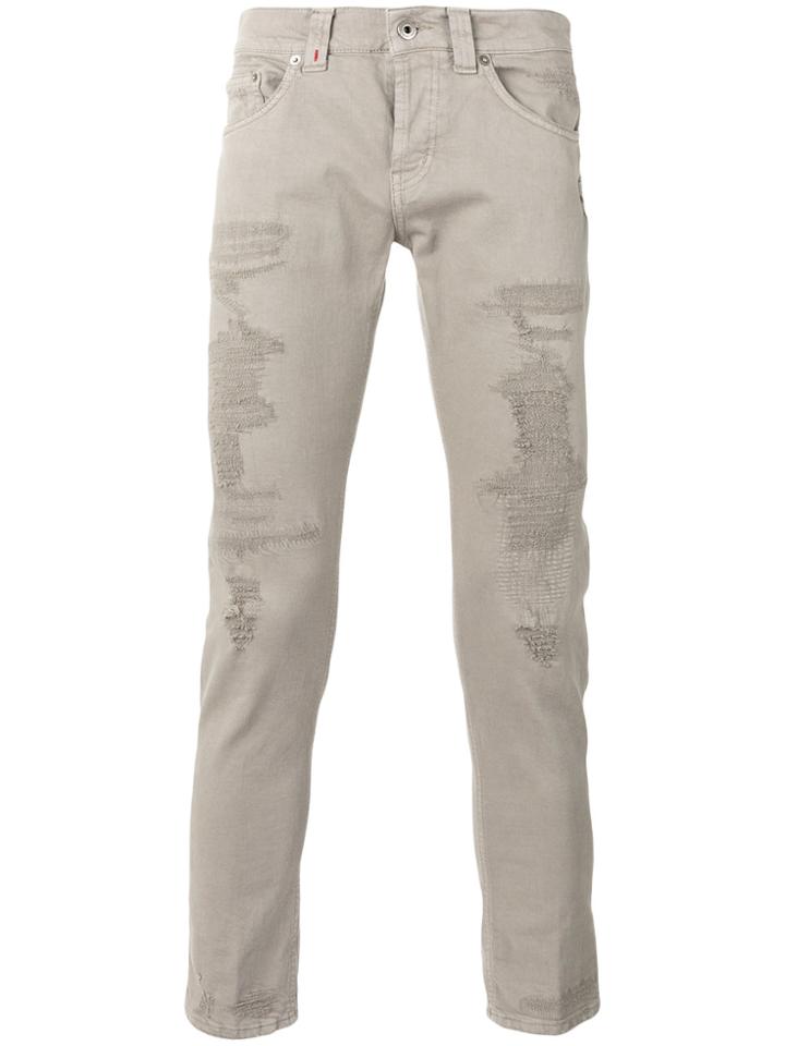 Dondup Distressed Skinny Jeans - Grey