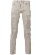 Dondup Distressed Skinny Jeans - Grey