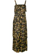 Christian Wijnants - Floral Print Jumpsuit - Women - Cupro/viscose - 38, Yellow/orange, Cupro/viscose