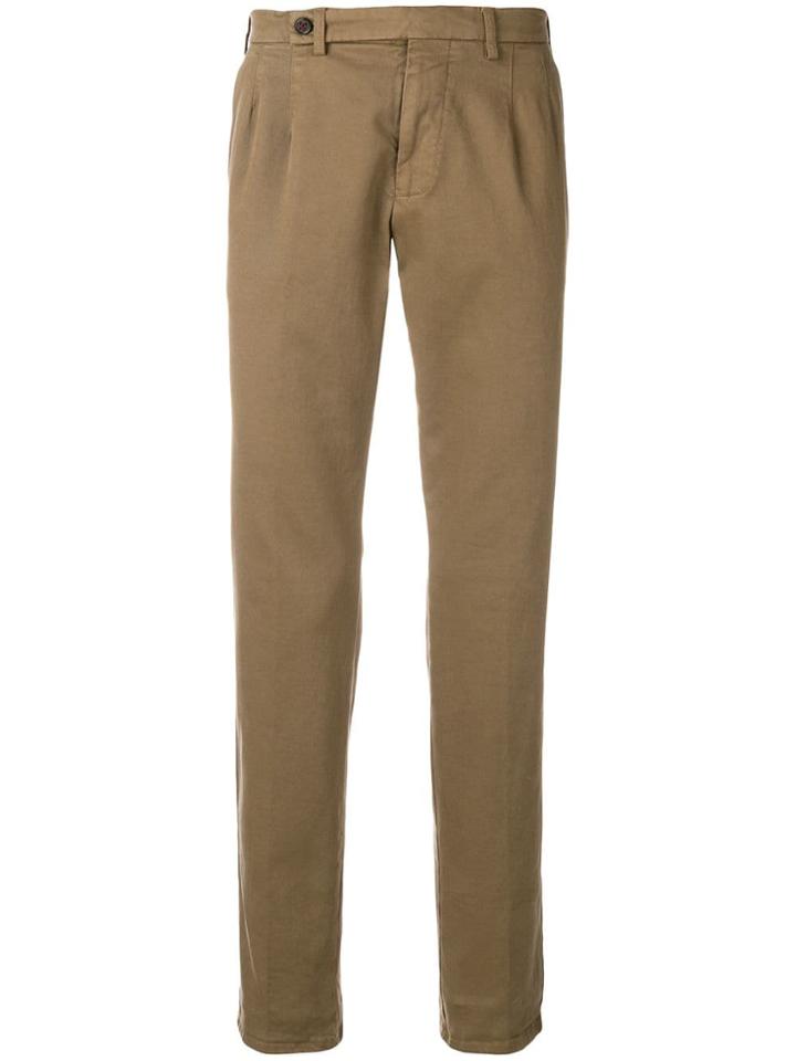 Berwich Raffide Trousers - Brown
