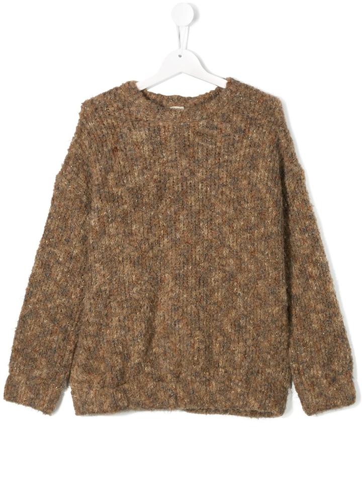 Caffe' D'orzo Teen Elena Melange Jumper - Neutrals