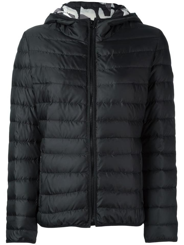 Liska Quilted Zip Up Puffer Jacket, Women's, Size: 48, Black, Feather Down/polyester