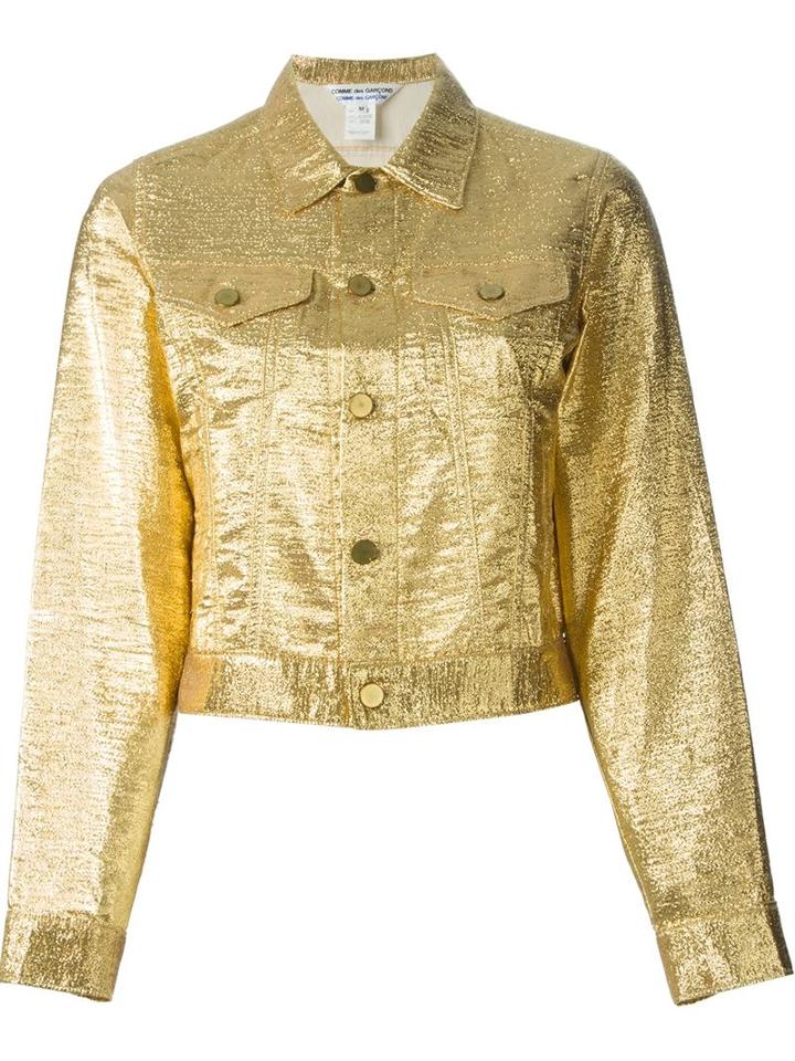 Comme Des Garcons Vintage Metallic Denim Jacket
