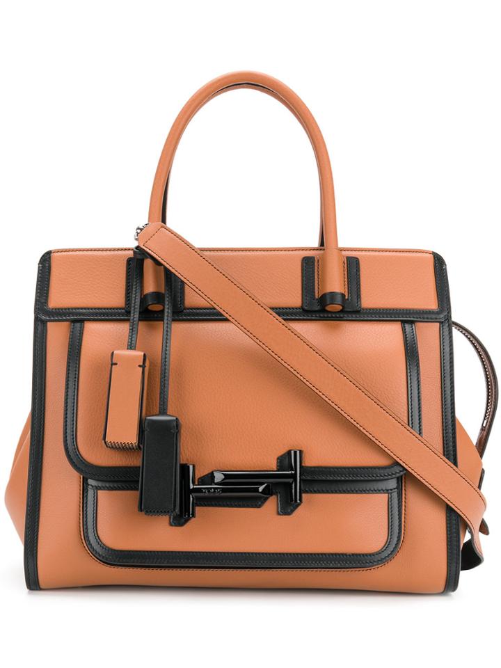 Tod's Double T Tote Bag - Brown