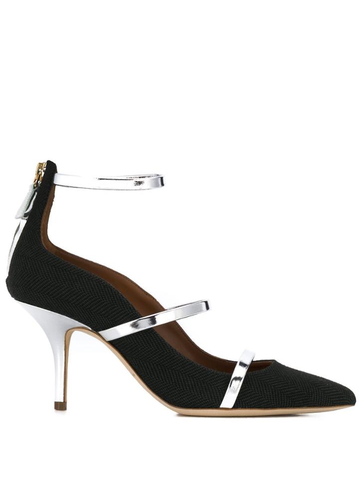 Malone Souliers Ankle Buckle Pumps - Green