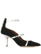 Malone Souliers Ankle Buckle Pumps - Green