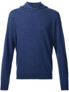 Massimo Alba Melange Style Hoody, Men's, Size: Medium, Blue, Cashmere