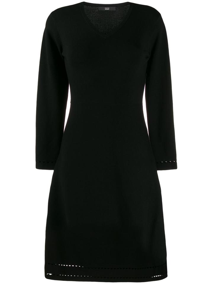 Steffen Schraut Stretch Fit Cut Out Dress - Black