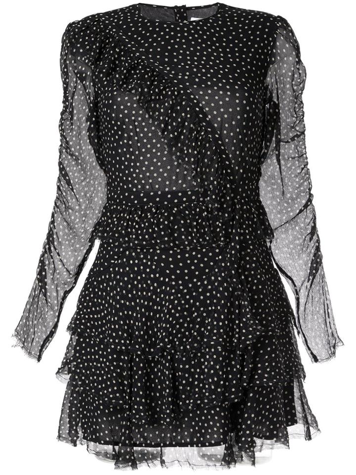 Sir. Constance Ruffle Mini Dress - Blue
