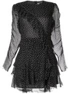 Sir. Constance Ruffle Mini Dress - Blue