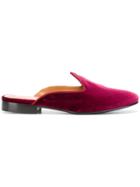 Via Roma 15 Slip-on Moccasin Slippers - Red