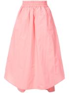 Ports 1961 Flared Midi Skirt - Pink & Purple