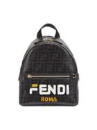 Fendi Fendimania Mini Backpack - Black