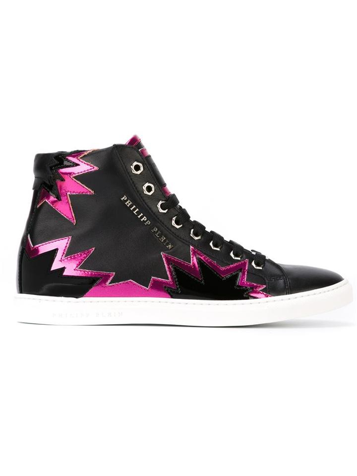 Philipp Plein 'mirror Mirror' Hi-top Sneakers