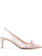 Red Valentino Red(v) Bow Detail Pumps - Pink