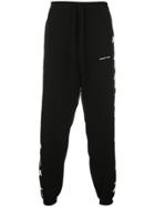 Off-white Intarsia Detail Track Pants - Black