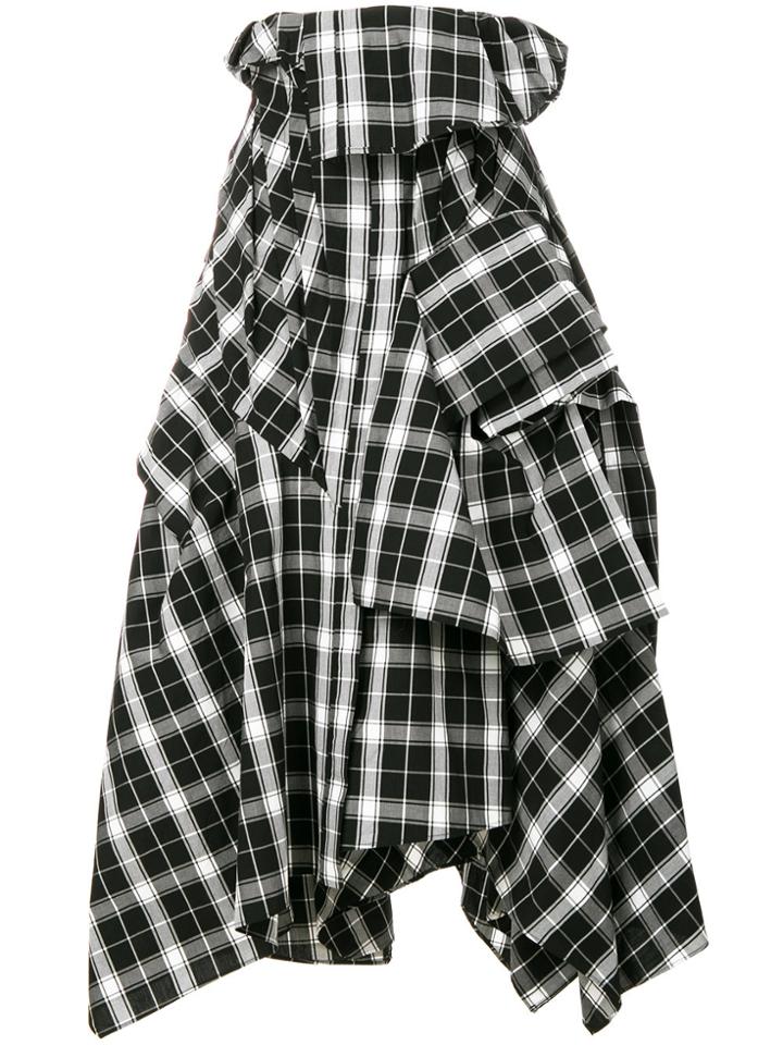 Enföld Full Tartan Skirt - Black