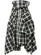 Enföld Full Tartan Skirt - Black
