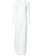 Stella Mccartney - Lace Back Jumpsuit - Women - Spandex/elastane/acetate/viscose - 42, White, Spandex/elastane/acetate/viscose
