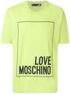 Love Moschino Frame Logo T-shirt - Green