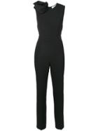 Msgm Sleeveless Corsage Jumpsuit - Black