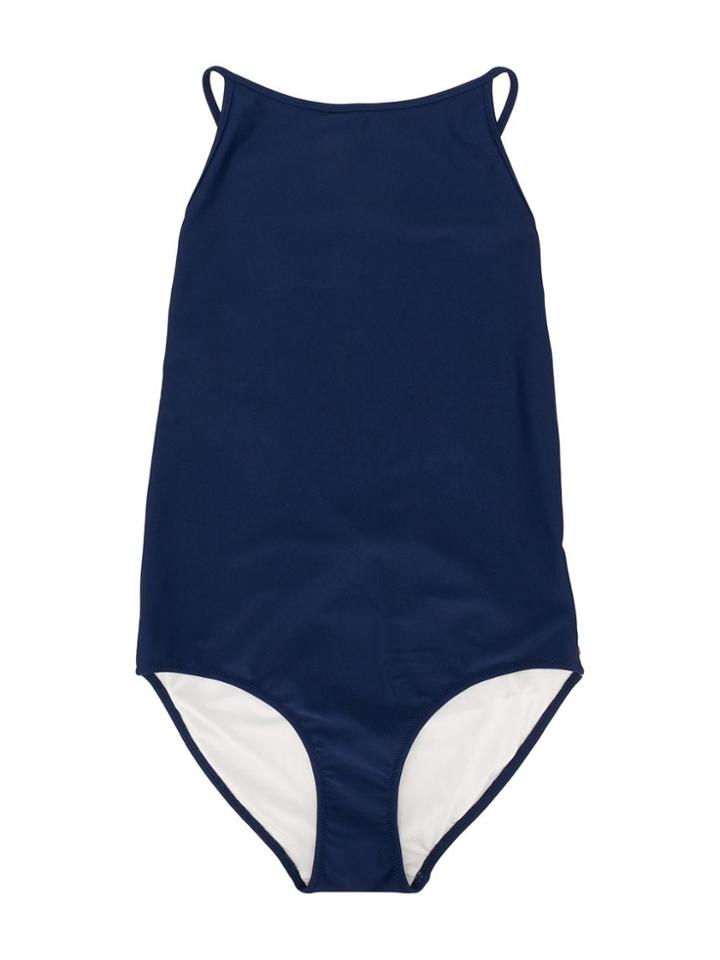 Burberry Kids Cross Back Swimsuit - Blue