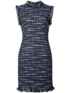 Boutique Moschino Embroidered Sleeveless Dress - Blue
