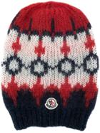 Moncler Embroidered Beanie Hat