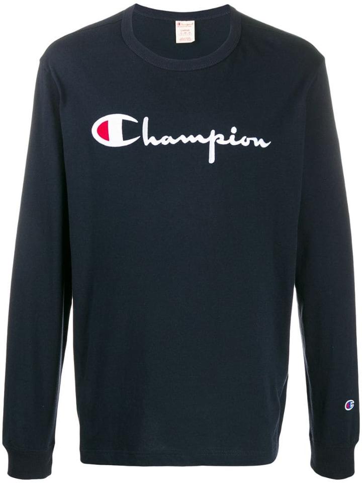 Champion Long Sleeved Sweater - Blue