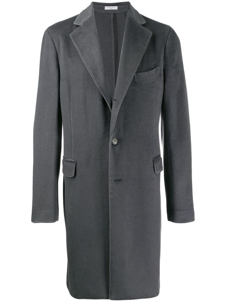 Boglioli Single-breasted Coat - Grey