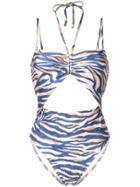 Suboo Into The Wilds Cut Out One Piece - Blue