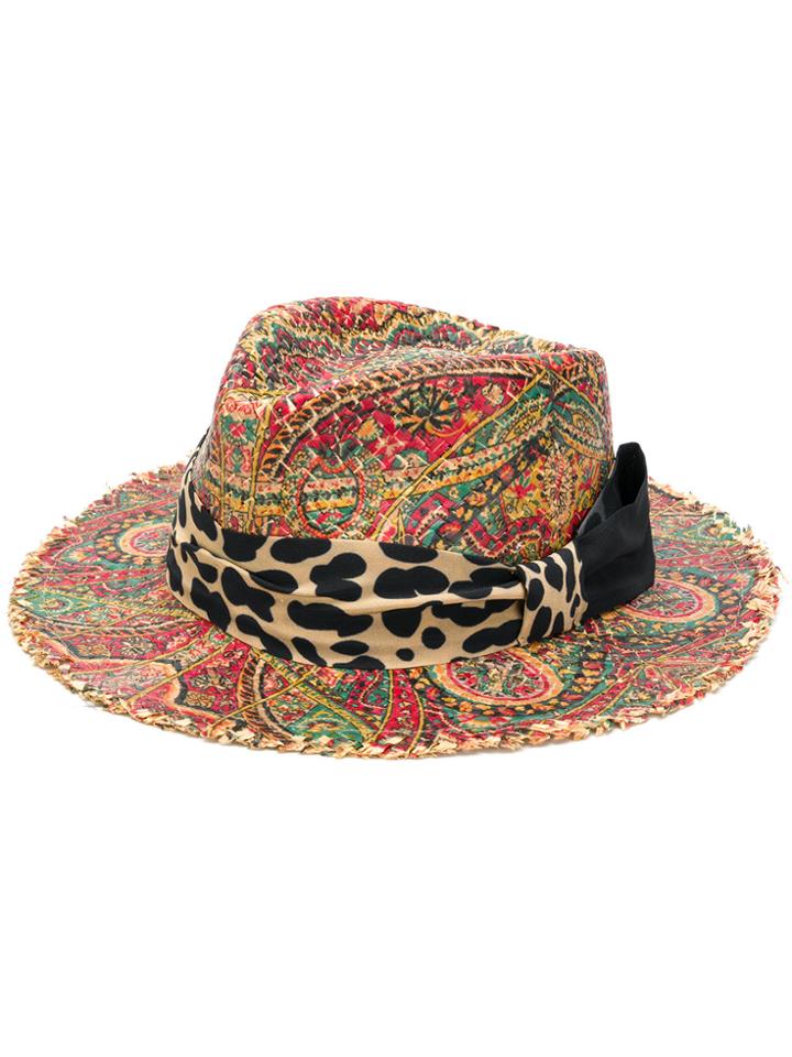 Etro Patterned Fedora - Multicolour