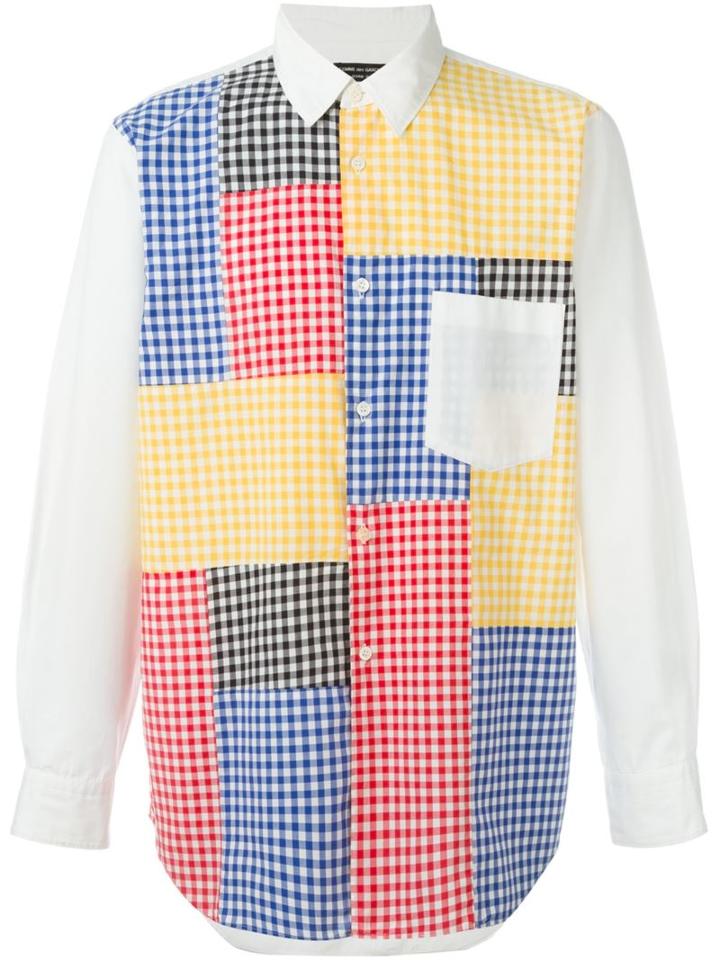 Comme Des Garçons Vintage Gingham Panel Shirt