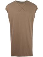 Isabel Benenato Plain T-shirt, Men's, Size: Xl, Brown, Cotton