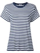 P.a.r.o.s.h. Striped Sweatshirt, Women's, White, Silk/cashmere