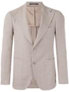 Tagliatore - Patch Pocket Blazer - Men - Linen/flax/cupro/virgin Wool - 54, Brown, Linen/flax/cupro/virgin Wool