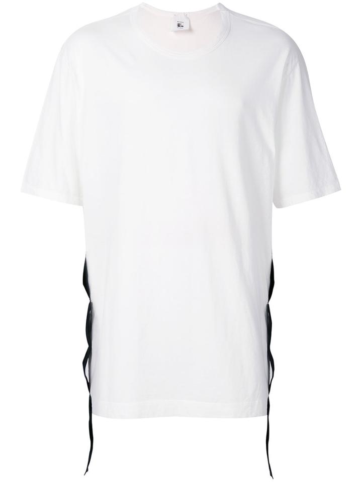 Lost & Found Rooms - Taped T-shirt - Men - Cotton/polyester - S, White, Cotton/polyester