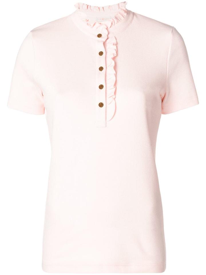 Tory Burch Emily Polo Shirt - Pink & Purple