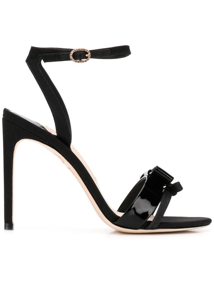Sophia Webster Bow Detail Sandals - Black
